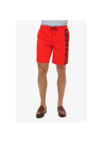Superdry , Badeshorts »CLASSIC 19 LOGO BOARDSHORT« , Bright Red , N-Gr , S -N-Gr , S , Für den perfekten Strandtag