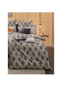 wäschepur wäschepur , Bettwäsche 2 Stk. tlg. , anthrazit-grau-bedruckt , 100% Baumwolle , B/L: 135 cm x 200 cm