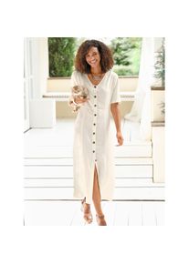 Casual Looks , Sommerkleid »Kleid« , champagner , Kurzgrößen , 21 -Kurzgrößen , 21 , gewebte Qualität