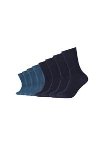 s.Oliver, Damen, Socken &raquo;essentials&laquo; 8 Stk. tlg. mit weichem Bund, navy, 35-38, navy, Socken von s.Oliver