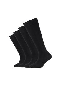 Camano , Kinder,Jugendliche , Kniestrümpfe »ca-soft« 4 Stk. tlg. mit hohem Baumwollanteil , schwarz , 31-34 , 31-34 , Kniestrümpfe von Camano