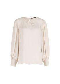 Betty Barclay , Satinbluse »Satin-Bluse langarm« , Camel Beige , 48 , 48 , Passform: Weich fallend
