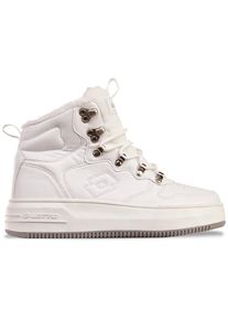 Lotto , Sneaker - mit Metal-Hooks für komfortables Schnüren , WHITE-LT.GREY , 36 , 36 , Urbaner Winter-Sneaker von Lotto für Damen