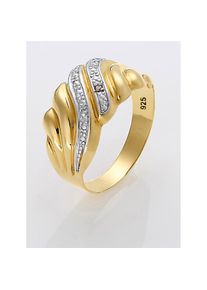 Lady , Damen , Fingerring , silber vergoldet 925 , 19