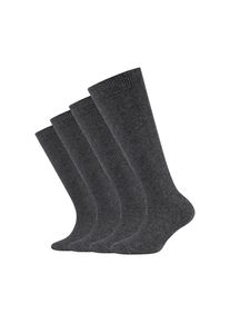 Camano , Kinder,Jugendliche , Kniestrümpfe »ca-soft« 4 Paar tlg. mit hohem Baumwollanteil , dunkelgrau-melange , 27-30 , 27-30 , Kniestrümpfe von...