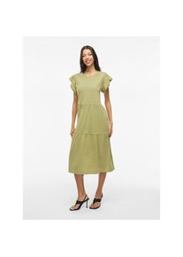 Vila , Sommerkleid »VISUMMER S/S MIDI DRESS - NOOS« , Sage , N-Gr , M (38) -N-Gr , M (38) , Midikleid für jeden Tag von Vila