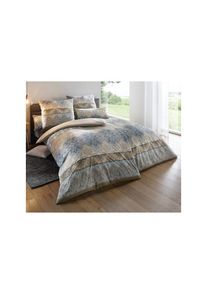 HEINE HOME , Bettwäsche 2 Stk. tlg. , natur-braun , 100% Baumwolle , B/L: 135 cm x 200 cm