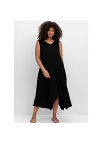 sheego , Sommerkleid »Strandkleid« Eingrifftaschen , schwarz , Normalgrößen , 48 -Normalgrößen , 48
