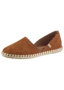 VERBENAS, Damen, Espadrille &raquo;CARMEN SERRAJE&laquo; , Schlupfschuh, Sommerschuh, Loafer mit typischem Jute-Rahmen, cognac, 39, cognac, Gelenkoffenes, 