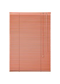 Liedeco , Jalousie »Aluminium-Jalousie« mit Bohren freihängend Aluminium , terrakotta , 160 cm