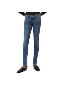 Marc O'Polo Marc O'Polo, Damen, 5-Pocket-Jeans &raquo;Denim Trouser, low waist, skinny fit, regular length&laquo;, sustainable dark blue salt and, L&auml;nge 34, 27 -L&auml;nge 34, 