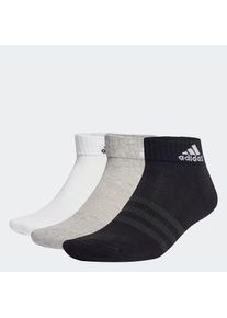 adidas Performance, Damen, Funktionssocken &raquo;CUSHIONED SPORTSWEAR ANKLE SOCKEN, 6 PAAR&laquo; 6 Stk. tlg., Medium Grey Heather / White / Black, S (37/39), 