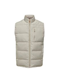 Only & Sons ONLY & SONS, Herren, Steppweste &raquo;ONSJAKE QUILTED VEST OTW&laquo;, Silver Lining, XS, Silver Lining, Ideal f&uuml;r die &Uuml;bergangszeit