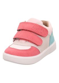 Superfit , Kinder , Klettschuh »SUPIES WMS: mittel« Sneaker, Freizeitschuh im Retro Look, Größenschablone zum Download , rosa kombiniert , 27 , 27...