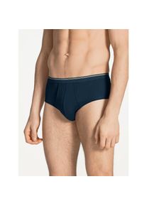 Calida, Herren, Midislip &raquo;Twisted Cotton&laquo; mit Eingriff, Pure Cotton, Feinripp, weich, admiral, S (46/48), admiral, Klassischer Herrenslip von Calida