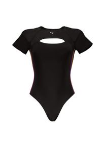 Puma , Badeanzug 1 Stk. tlg. mit coolem Cut-out , black , N-Gr , XL -N-Gr , XL , Weiches strapazierfähiges Gewebe