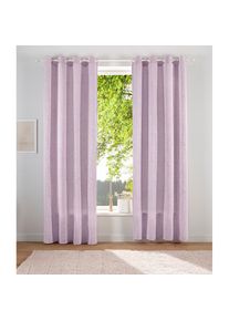 LeGer Home by Lena Gercke, Vorhang &raquo;LESKA&laquo; &Ouml;sen 1 Stk. tlg. blickdicht, glatt, gewebt, monochrom, verschiedene Gr&ouml;&szlig;en, rosa, Jacquard, Polyacryl, 