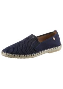 VERBENAS , Espadrille »Tom Pacific« Slipper, Sommerschuh, Strandschuh mit luftdurchlässiger Perforation , marine , 44 , 44 , Lässiger Slipper zum...