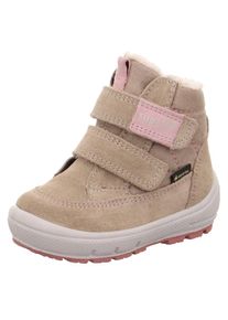 Superfit , Kinder , Klettboot »GROOVY WMS: mittel« Winterstiefel mit zwei Klettverschlüssen, Größenschablone zum Download , hellbeige-rosa , 29 ,...