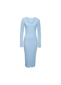 French Connection, Damen, Strickkleid Ohne Tasche mit leicht ausgestellten &Auml;rmeln, Loungewear, blau-meliert, N-Gr, 36/38 -N-Gr, blau-meliert, 