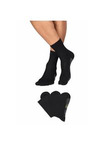 H.I.S. H.I.S, Damen, Socken Packung, 3 Stk. tlg. mit Bier Print, schwarz, 47-48, schwarz, Herrensocken mit coolen Spr&uuml;chen unter der Sohle