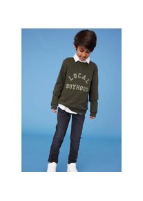 name it , Stretch-Jeans »NKMSILAS für Jungen mit verstellbarem Bund und schlanker Form« slim fit, Denim, Abriebeffekte, angesetztes Bündchen ,...