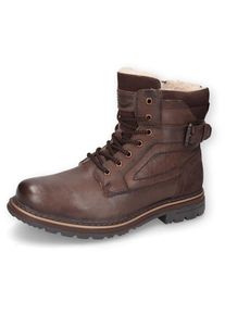 Dockers by Gerli, Damen, Winterboots Stiefel, Boots mit Warmfutter, braun, 40, braun, Mit praktischem Innen-Rei&szlig;verschluss