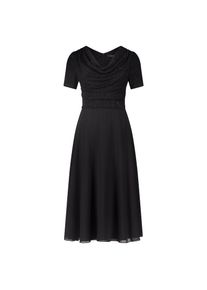 Vera Mont , Cocktailkleid »Cocktailkleid im Glitzer-Look« , Patch Black/Black , EURO , 40 -EURO , 40 , Passform: Ausgestellt