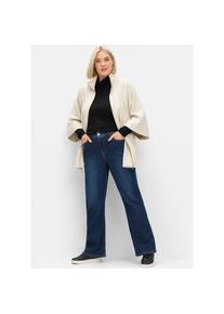 sheego , Damen , Bootcut-Jeans 1 Stk. tlg. , dark blue denim , Normalgrößen , 42 -Normalgrößen , 42