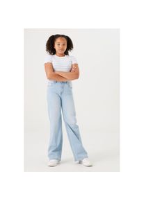 Garcia, Unisex, Weite Jeans &raquo;Annemay&laquo; for GIRLS, bleached, N-Gr, 140 -N-Gr, bleached, Wide-Fit Jeans von Garcia for GIRLS