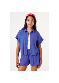 Garcia , Kinder,Juegendliche , Hemdbluse for GIRLS , hyper blue , 176 , 176 , Bluse von Garcia for Girls
