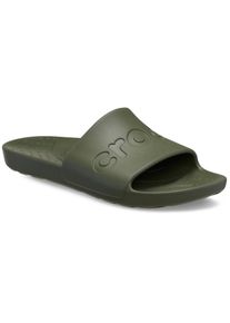 Crocs , Pantolette »Slide« , Badeschuh, Schlappen, Strandschuh mit bequemem Fußbett , khaki , 38 , 38 , Pantolette von Crocs für die Freizeit oder...