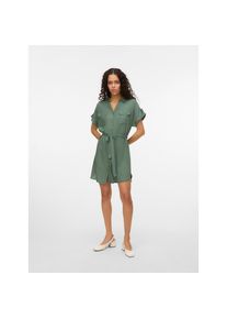 Véro Moda Vero Moda , Midikleid »VMBUMPY SS SHORT SHIRT DRESS WVN GA NOOS« Brusttaschen Sommerkleid , Laurel Wreath , N-Gr , XS -N-Gr , XS , Kurzes Kleid von...