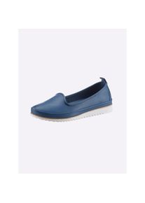 Andrea Conti , Damen , Slipper , jeansblau , 38 , 38 , Leder-Wechselfußbett