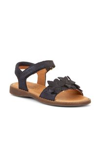 froddo , Kinder , Sandale , dunkelblau , 26 , 26 , Sandale mit Lederblüten