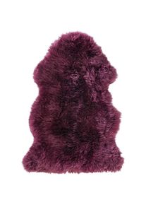 HEINE HOME , Teppich fellförmig 70 mm Höhe , beere , B : 68 cm 1 Stk.