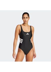 adidas Performance , Badeanzug »3S UBACK SUIT« 1 Stk. tlg. , Black / White , N-Gr , 46 -N-Gr , 46 , Dieser sportliche Badeanzug ist teilweise aus...