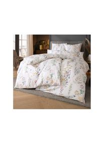 Estella , Bettwäsche 3 Stk. tlg. , ecru , 100% Baumwolle , B/L: 135 cm x 200 cm