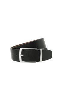 Jack & Jones Jack & Jones, Herren, Lederg&uuml;rtel &raquo;JACRIO REVERSIBLE LEATHER BELT NOOS&laquo;, Black Detail:Cognac - Reversible, Black Detail:Cognac - Reversible, Modischer