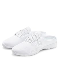 active by Lascana LASCANA ACTIVE, Damen, Sneaker zum Reinschl&uuml;pfen, ultraleicht, Sabot, Clog, Freizeitschuh VEGAN, wei&szlig;, 44, wei&szlig;, Textilschuhe, Stoffschuhe - besonders