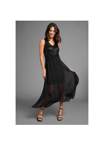 Laura Scott , Abendkleid Ohne Taschen mit Pailletten im Oberteil, Cocktailkleid , schwarz , N-Gr , 40 -N-Gr , 40 , Cocktailkleid für festliche Anlässe