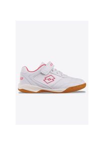 Lotto , Jungen , Hallenschuh , WHITE/FR.PINK , 25 , 25 , Vielseitiger Hallenschuh von Lotto