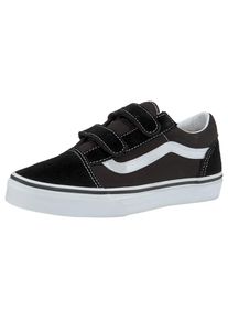 Vans , Kinder,Jugendliche , Sneaker »Old Skool V« mit Klettverschluss für Kinder , schwarz-weiß , 36,5 , 36,5 , Modischer Sneaker von Vans mit...