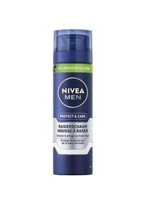 Nivea, Rasierschaum + Rasiergel, Men, Protect & Care, Rasieren gel f&uuml;r M&auml;nner, 200 ml (200 ml, Rasiergel)
