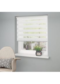 Home Affaire , Doppelrollo »Jan« Lichtschutz Sichtschutz ohne Bohren freihängend Fixmaß, Klemmfix, uni, monochrom, basic, schnurlos, Klemmträger ,...