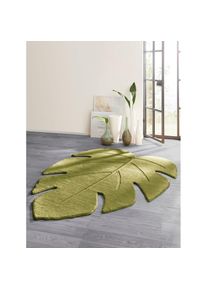 HEINE HOME , Teppich rechteckig 14 mm Höhe , grün , B : 90 cm 1 Stk.