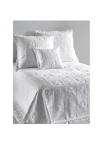 Pereira da Chuna , Tagesdecke , weiß , 100% Baumwolle , B/L: 140 cm x 210 cm