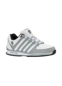 K-Swiss, Damen, Sneaker &raquo;RINZLER&laquo;, White/Ultimate Grey/Metallic Silver, 45, White/Ultimate Grey/Metallic Silver, Leichter Sneaker von K-Swiss mit 