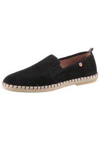 VERBENAS , Espadrille »Tom Pacific« , Loafer, Slipper, Sommerschuh, Strandschuh mit Stretcheinsätze , schwarz , 43 , 43 , Zum Schlupfen