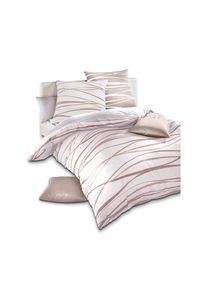 Kaeppel , Bettwäsche 2 Stk. tlg. , berber-ecru , 100% Baumwolle , B/L: 135 cm x 200 cm